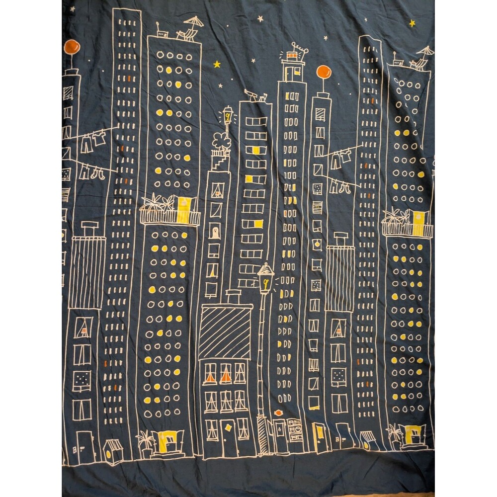 IKEA Hemmahos Children Cityscape Buildings Skyscrapers Duvet Cover 603.296.69